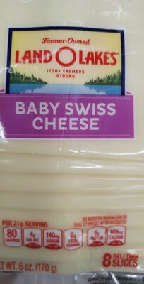 Sliced Baby Swiss Cheese