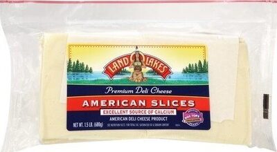Sliced White Deli American Cheese Product