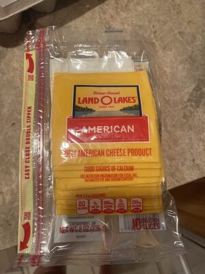 Sliced Yellow Deli American Cheese Product