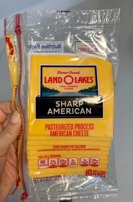 Sliced Sharp American Cheese
