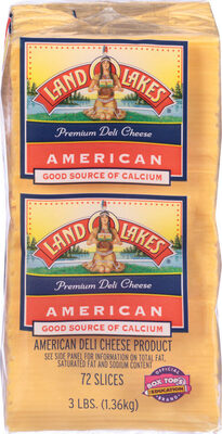Sliced Yellow Deli American Cheese Product