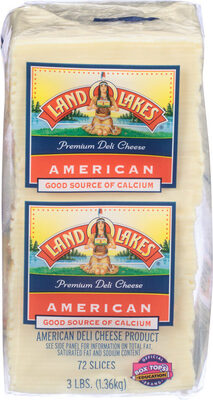 Sliced White Deli American Cheese Product