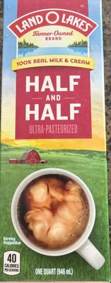 Half And Half Milk & Cream