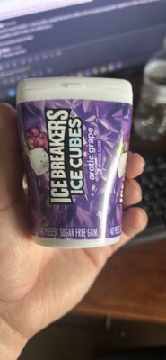 Arctic Grape Sugar Free Gum Ice Cubes, Arctic Grape