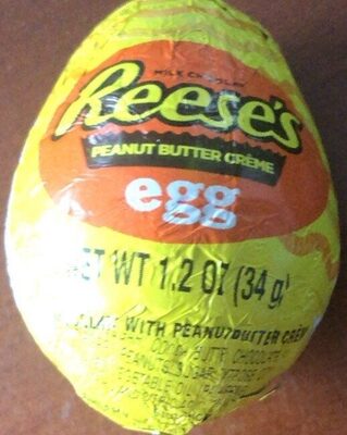 Milk Chocolate & Peanut Butter Creme Egg, Milk Chocolate & Peanut Butter Creme