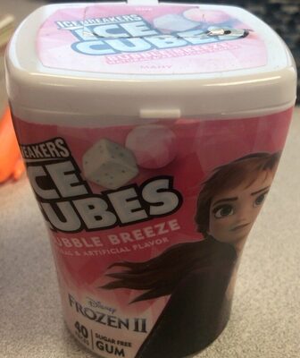 Frozen Ii, Bubble Breeze Ice Cubes Sugar Free Gum, Bubble Breeze 
