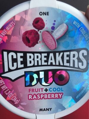 Raspberry Fruit+Cool Duo Sugar Free Mints, Raspberry