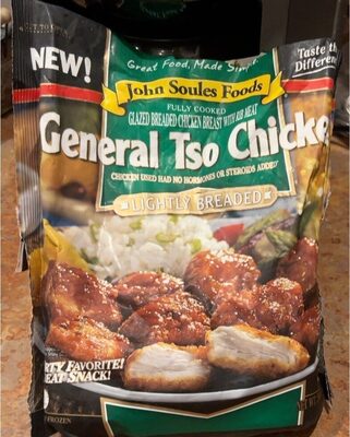 General Tso Chicken Lightly Breaded Glazed Breaded Chicken Breast With Rib Meat, General Tso Chicken