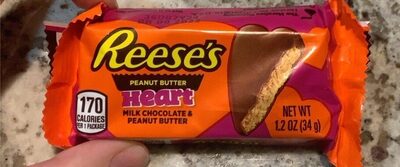 Milk Chocolate Heart, Peanut Butter