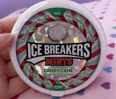 Ice Breakers, Sugar Free Mints, Candy Cane, Candy Cane