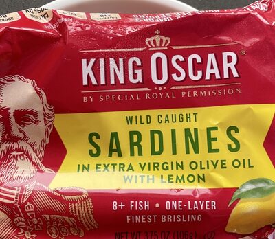 Extra Virgin Olive Oil With Lemon Sardines