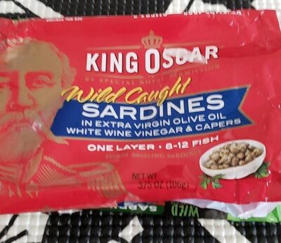 Extra Virgin Olive Oil White Wine Vinegar & Capers Sardines