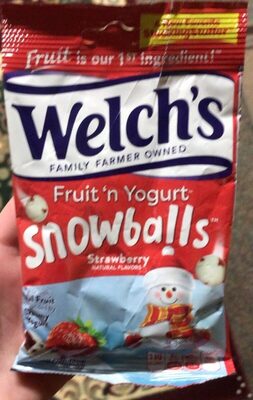 Strawberry Snowballs Fruit'N Yogurt, Strawberry