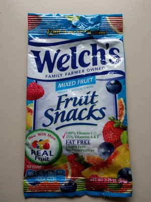 Mixed Fruit Flavors Fruit Snacks, Mixed Fruit