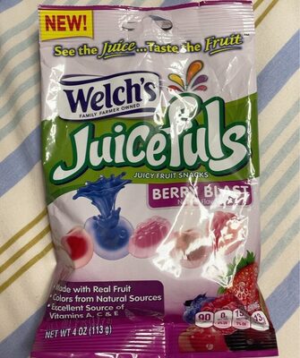 Berry Blast Juicy Fruit Snacks, Berry