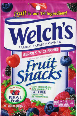 Berries 'N Cherries Fruit Snacks, Berries N Cherries
