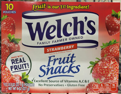 Strawberry Fruit Snacks, Strawberry