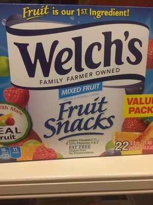 Mixed Fruit Fruit Snacks, Mixed Fruit