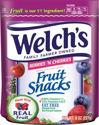 Berries 'N Cherries Fruit Snacks, Berries 'N Cherries
