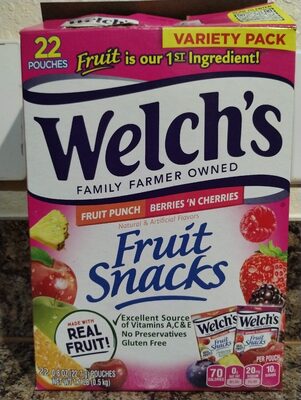 Fruit Punch, Berries 'N Cherries Fruit Snacks, Fruit Punch, Berries 'N Cherries