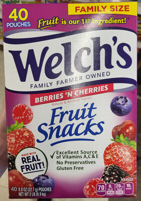 Berries 'N Cherries Fruit Snacks