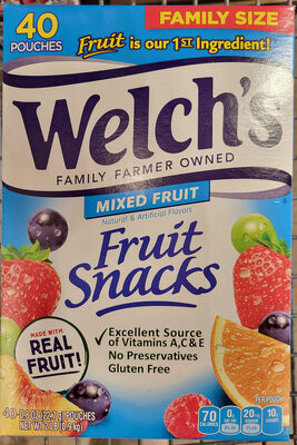 Mixed Fruit  Fruit Snacks