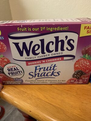 Berries 'N Cherries Fruit Snacks, Berries 'N Cherries