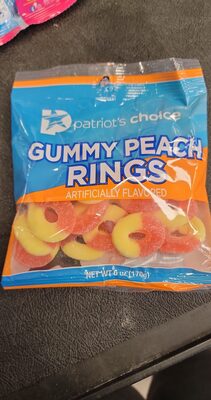 Gummy Peach Rings, Gummy Peach