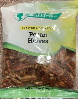 Roasted & Unsalted Pecan Halves, Roasted & Unsalted