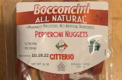 All Natural Bocconcini Pepperoni Nuggets, Pepperoni