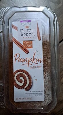 Pumpkin With Real Cheese Filling Cake Roll, Pumpkin
