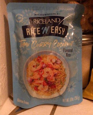 Thai Curry Coconut Flavored Microwavable Rice, Thai Curry Coconut