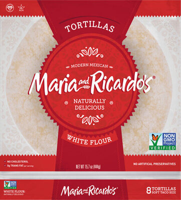 Maria And Ricardo's, White Flour Tortillas