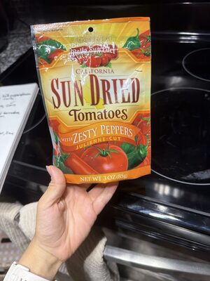 Julienne - Cut California Sun Dried With Zesty Peppers Tomatoes