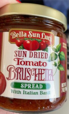 Sun Dried Tomato Bruschetta With Italian Basil Spread