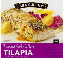 Roasted Garlic And Herb Tilapia Fillets, Roasted Garlic And Herb