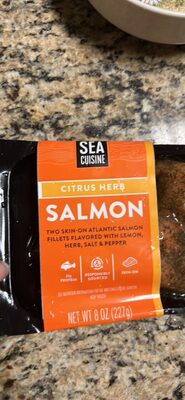 Citrus Herb Rubbed Salmon, Citrus Herb Rubbed