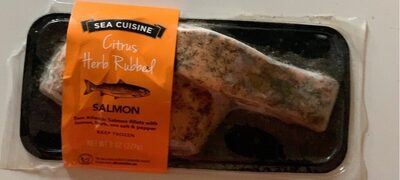 Citrus Herb Rubbed Salmon, Citrus Herb