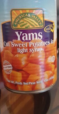 Yams Cut Sweet Potatoes In Light Syrup, Light Syrup