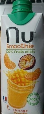 Orange Mango Passion Fruit 100% Fruit Premium Smoothie, Orange Mango Passion Fruit