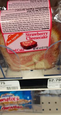 Strawberry Cheese Sliced Cake, Strawberry