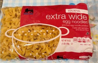 Enriched Egg Noodle Product, Extra Wide