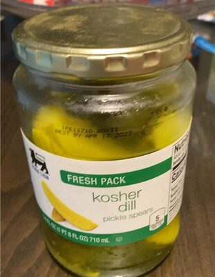 Kosher Dill Pickle Spears
