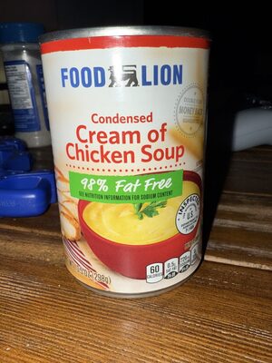 Food Lion, Cream Of Chicken Condensed Soup