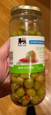 Stuffed Manzanilla Spanish Olives With Minced Pimientos