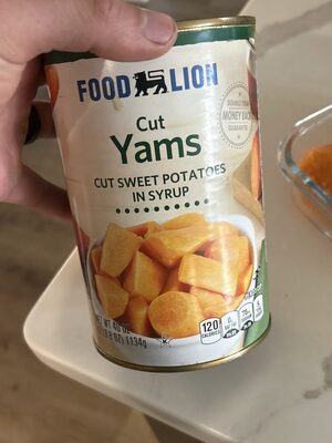 Cut Yams Cut Sweet Potatoes In Syrup