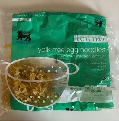 Enriched Macaroni Product Yolk-Free Egg Noodles