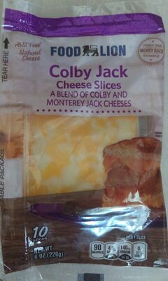 Natural Colby Jack Cheese Slices