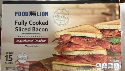 Food Lion, Hardwood Smoked Sliced Bacon