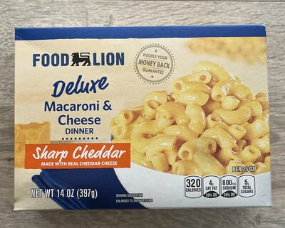 Deluxe Macaroni & Cheese Dinner, Sharp Cheddar